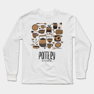 Pottery Studio Long Sleeve T-Shirt
